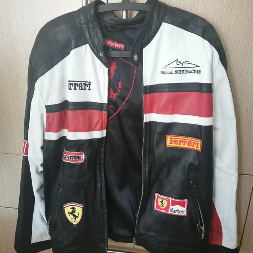Ferrari Michael Schumacher Vintage leather jacket L used