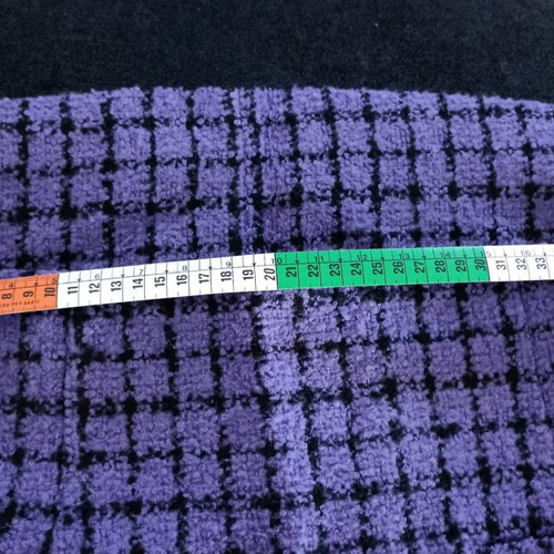SANDRO tweed mini skirt new, size 40 FR, purple