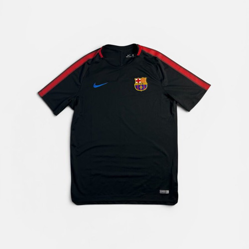 Nike FC Barcelona Vintage Y2K 2017-2018 Training T-shirt black red like new