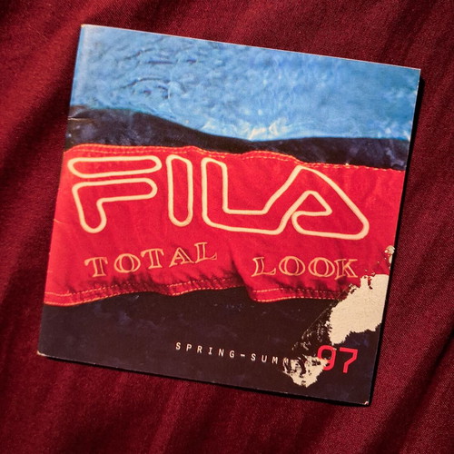 Fila 1997 small brochure like new, 31 pages