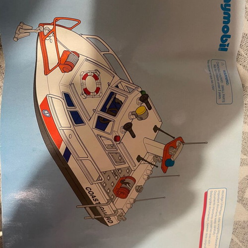 Playmobil Coastguards new, set of 2 with weapons and radio
