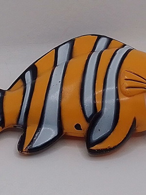 Clown fish figure used, length 7 cm