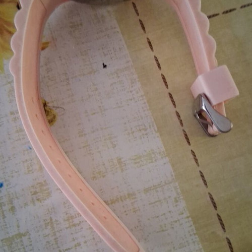 Pink watch like new, waterproof, needs battery change
