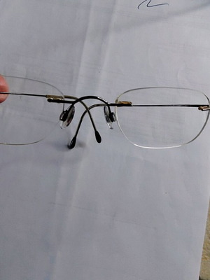 Σκελετός titanium σαν καινούργιος με πρόσθετο set ηλίου ασημί