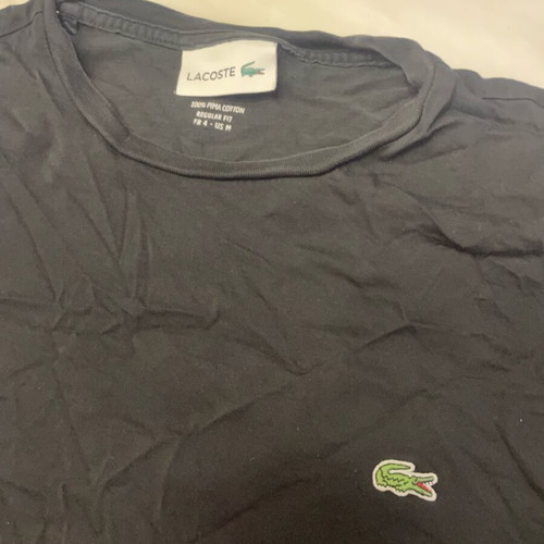 Lacoste t shirt like new, size M, black