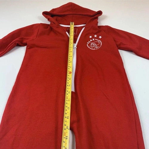 Vintage AFC Ajax Amsterdam Kids Romper Pyjamas size 116/122 4-5y like new, red