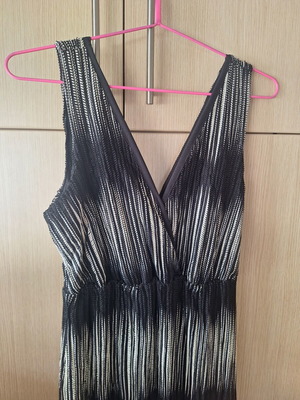 Maxi dress Zic Zac new, black and white, one size