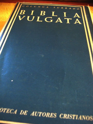 Colunga-Turrado Biblia Vulgata used