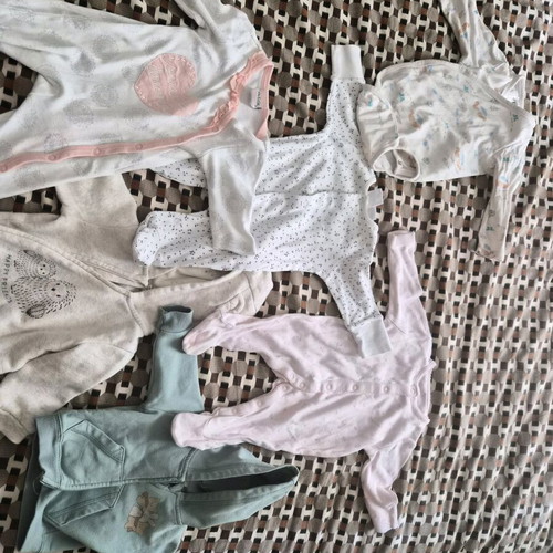 Baby bodysuits and jackets from 1 month like new