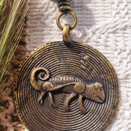 African Handmade Keychain Made of Brass New