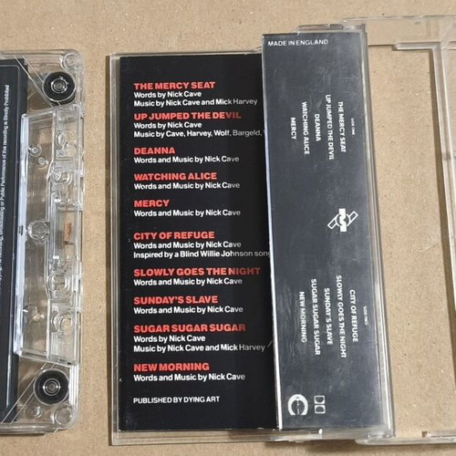 Nick Cave & The Bad Seeds Tender Prey cassette used, alternative rock