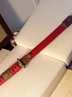 Σπαθί τύπου Highlander Katana σαν καινούργιο, ύψος 48εκ με ξύλινη θήκη