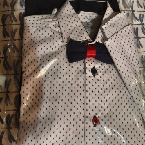 Boys' set with shirt Nazareno Gabrielli, Small Gang pants, bow tie and socks, new, 6 years