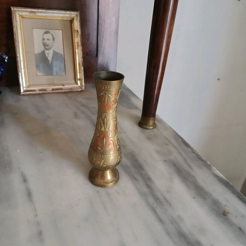 Engraved brass new, height 16 cm