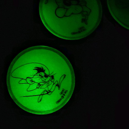 Looney Tunes vintage stickers new, glow in the dark 90's