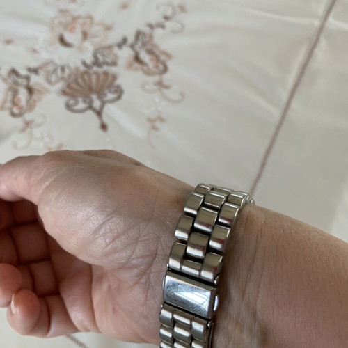 Coach women's watch with stainless steel bracelet like new