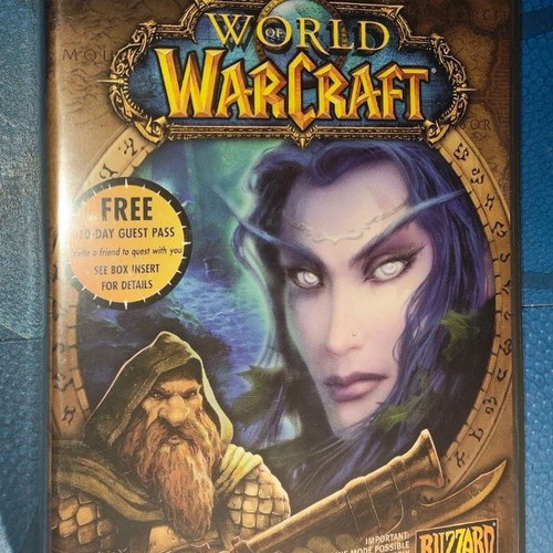 WOW World Of Warcraft PC/MAC CD ROM like new