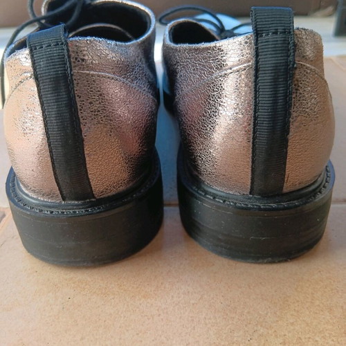 Stradivarius women's shoes used, silver