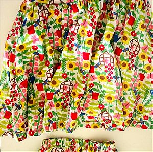 Φορεμα καλοκαιρινο κοριτσι 12-18 οργανικο βαμβακι frugi