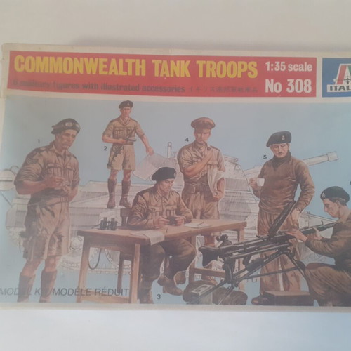 Commonwealth Tank Troops 1:35 model kit new