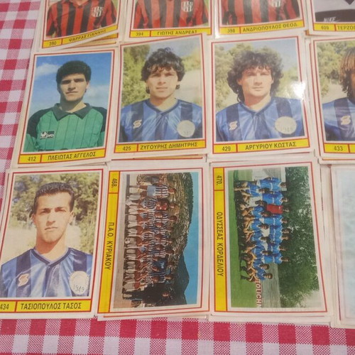 Karouzel stickers used, 1990 collection