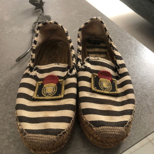 Marc Jacobs espadrilles size 39.5 used, white and blue