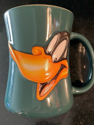 Daffy Duck Looney Tunes collectible mug like new, ceramic