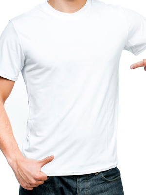 White T-shirt new, size Medium