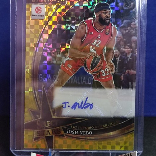 Josh Nebo Gold Auto Panini Select 2025-2026 Armani Milan Euroleague card like new