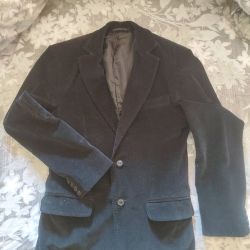 Men's black corduroy jacket like new, size M