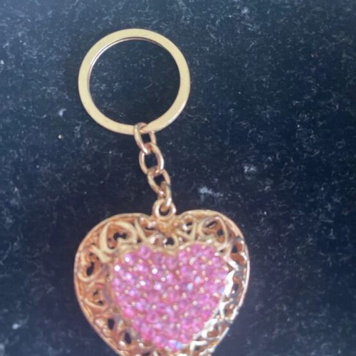 Keychain heart design new