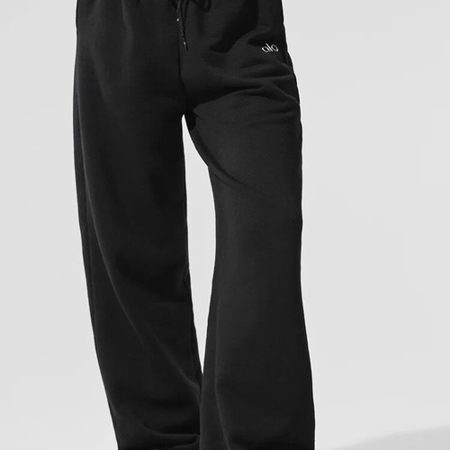 Alo Yoga cotton sweatpants new, black