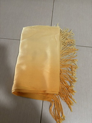 Pashmina used for summer outings, yellow