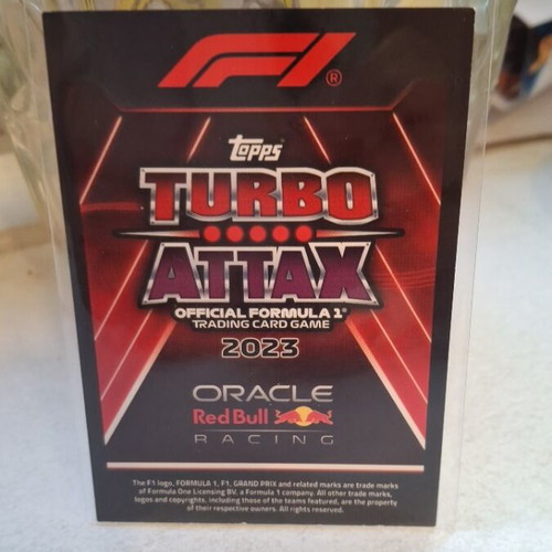 Max Verstappen World Champion 2022 Topps Turbo Attax card