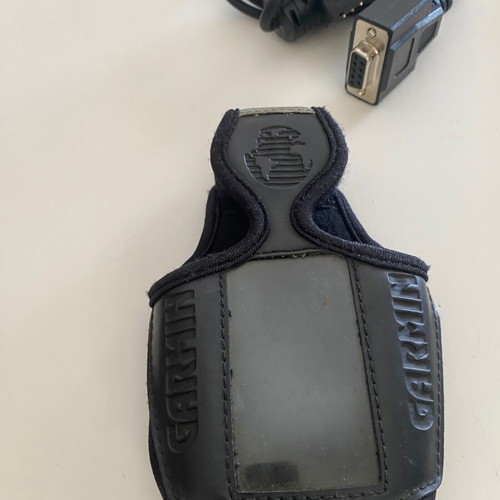 Garmin eTrex Venture GPS used with box and accessories