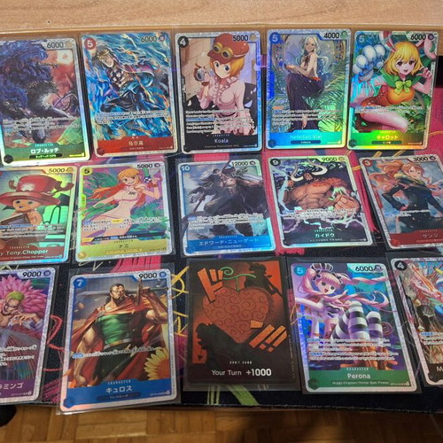 One Piece TCG 17-Card Mega Lot mint new