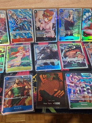 One Piece TCG 17-Card Mega Lot mint new