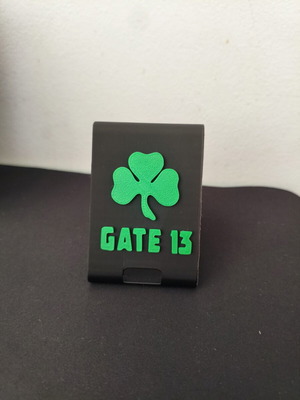 Gate 13 Mobile Phone Stand with Shamrock Symbol new