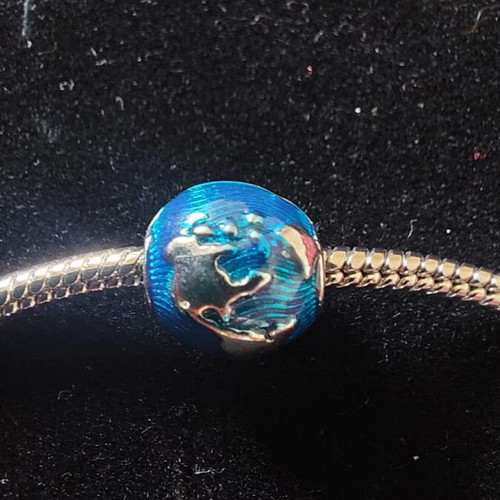 Steel bracelet with 3 charms and you are my sunshine message, new