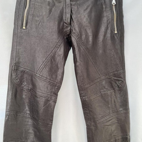 Dolce & Gabbana leather pants used, lambskin, size XS/S, black