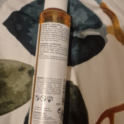 Klorane dry oil with mango scent