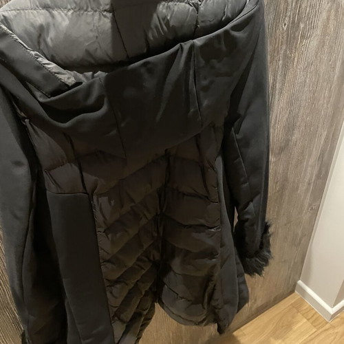 Jacket with hood like new, warm winter outerwear