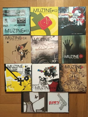 Muzine complete series 9 issues with 11 CDs new