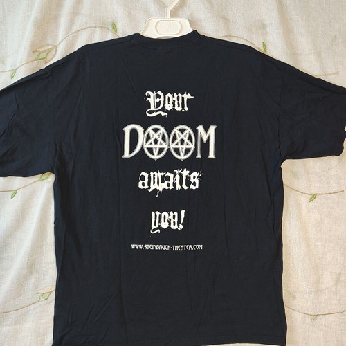Fruit of the Loom Circle of Doom black T-shirt XL, gothic rock