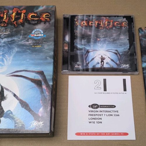 Sacrifice Interplay PC CD-ROM like new, Big Box