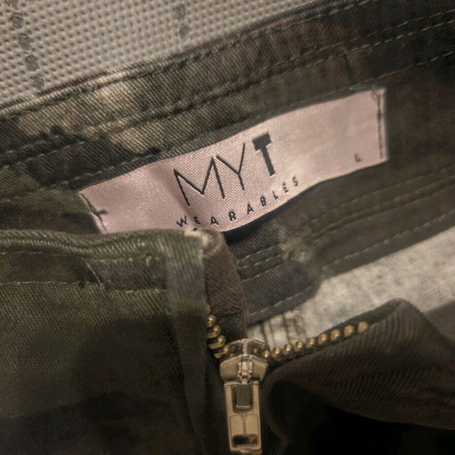 MYT21 Cargo camouflage pants like new, green, wide fit