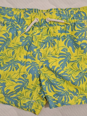 GAP swimwear tropical design yellow and turquoise for 4-5 years like new