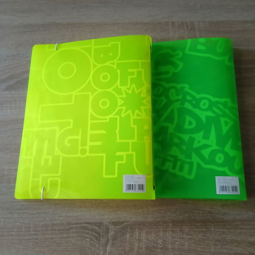 School filing set like new with A4 binders and dividers