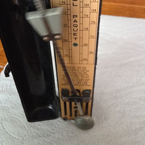 Vintage Bakelite Metronomes used, Taktell Piccolo and Maelzel Paquet