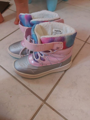 Girls' boots used size 29 pink in very good condition